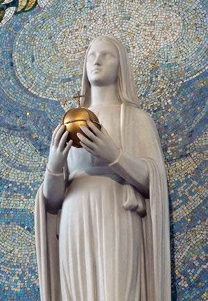 Vierge au globe de la chapelle de la Rue du Bac Vierge au globe de la chapelle de la Rue du Bac