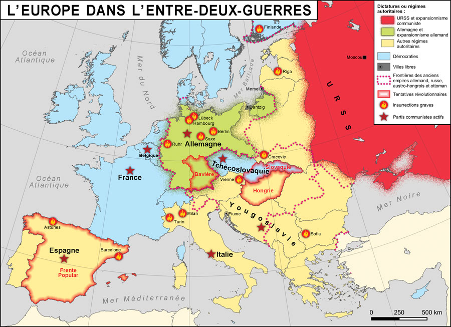 L’Europe dans l’entre-deux-guerres