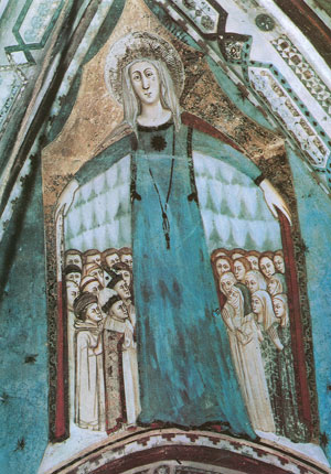 Vierge au manteau, Subiaco