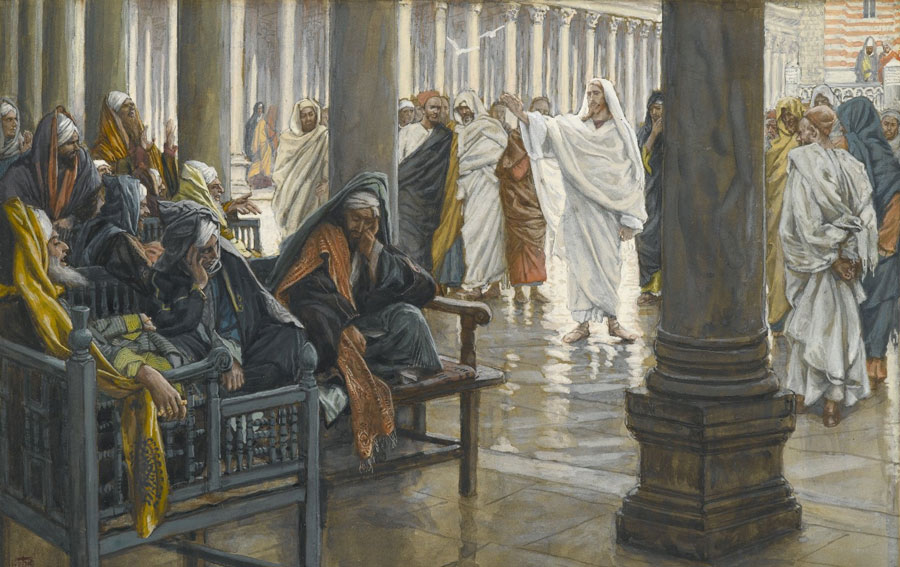 Jésus et les pharisiens par James Tissot Jésus et les pharisiens par James Tissot