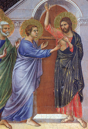 Jésus apparait à Thomas
