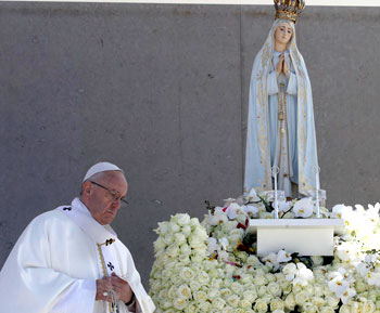 Le Pape François et Fatima.
