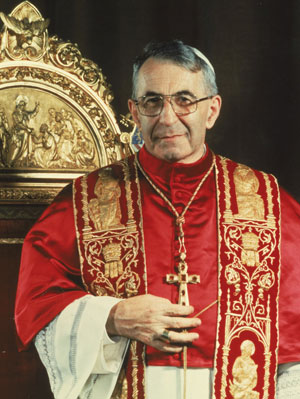 Le pape Jean-Paul Ier Le pape Jean-Paul Ier