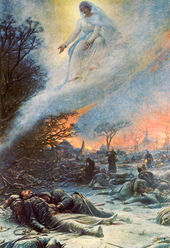 Le général de Sonis sur le champ de bataille